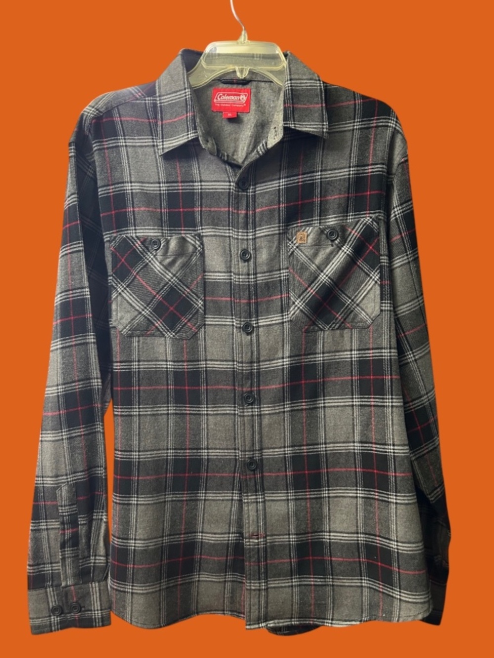 Coleman Men’s Plaid Button-Up Shirt